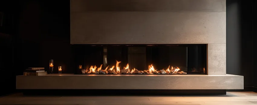 Gas Fireplace Ember Bed Design Services in Tanque Verde, Arizona