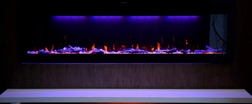 Dynamic Flame Color Fireplace Installation in Tanque Verde, AZ