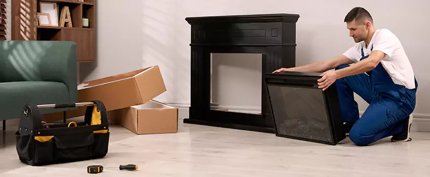 Old Rusted Metal Fireplace Repair And Replacement in Tanque Verde, AZ